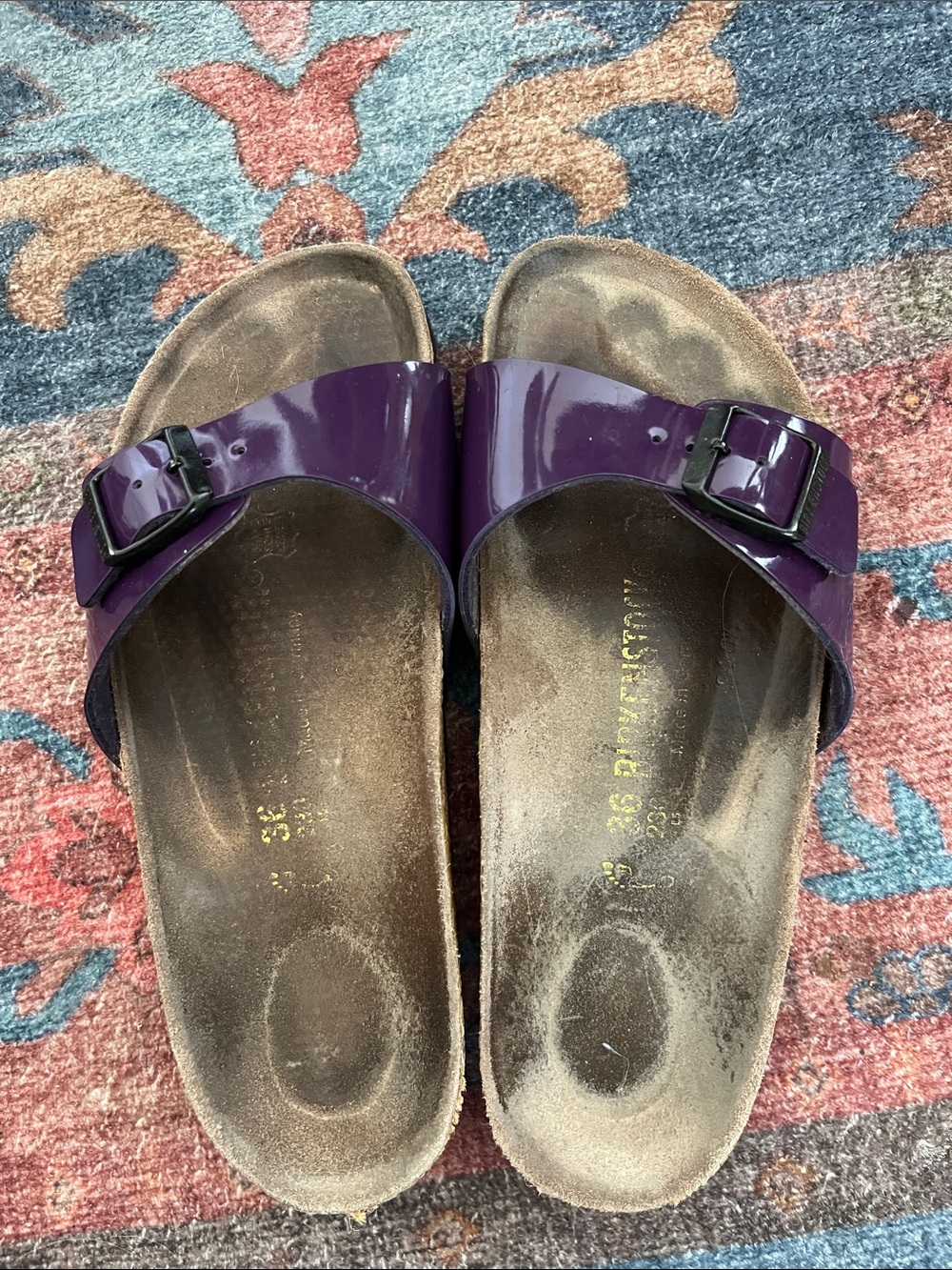 Purple Birkenstock Madrid  Slide Sandals size 36